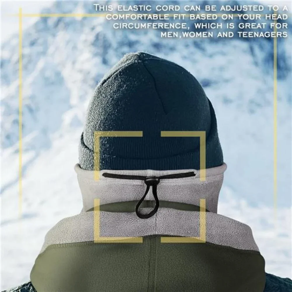 Unisex Balaclava Face Mask Windproof Fleece Ski Mask Winter Neck and Face Warmer